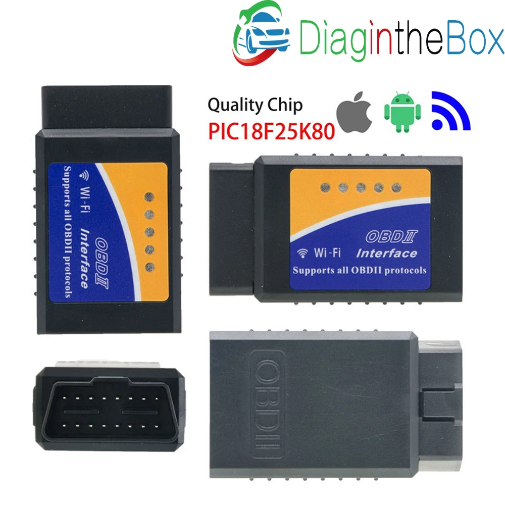 ELM 327 Auto Diagnostic Scanner Tool Super Mini ELM327 Wifi Bluetooth V1.5 OBD2 OBDII Code Reader ELM-327 for Android iOS Phone 
ELM 327 Auto Diagnostic Scanner Tool Super Mini ELM327 Wifi Bluetooth V1.5 OBD2 OBDII Code Reader ELM-327 for Android iOS Phone