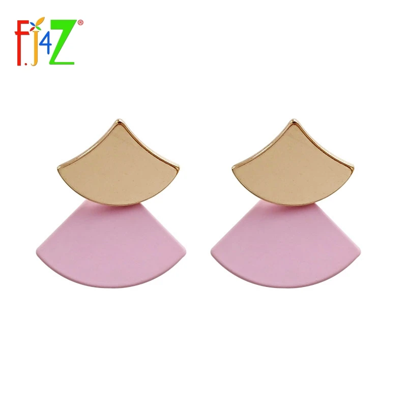 F.J4Z New Statement Earrings Fashion Double Fan Shape Drop Earrings For Women Novel Stylish Geometric Alloy Jewelry
F.J4Z New Statement Earrings Fashion Double Fan Shape Drop Earrings For Women Novel Stylish Geometric Alloy Jewelry