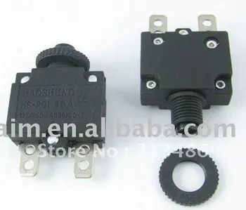 Thermal Circuit Breakers mini size thermal overload protector 10A with push button
Thermal Circuit Breakers mini size thermal overload protector 10A with push button