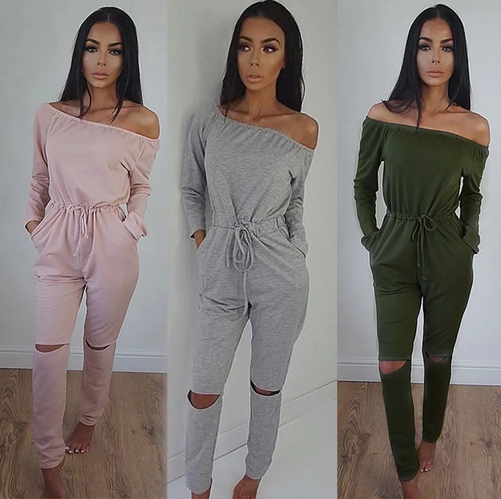 Hirigin 2017 Fashion Autumn Women Jumpsuits Long Sleeve Solid Rompers Womens High Waist Belt Rompers For Women Plus Size S-3XL
Hirigin 2017 Fashion Autumn Women Jumpsuits Long Sleeve Solid Rompers Womens High Waist Belt Rompers For Women Plus Size S-3XL