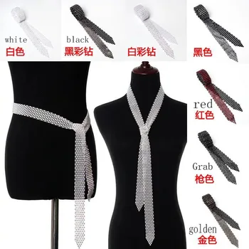 New type of crystal tie women decorated with personalized waistband girls social Sailor Dance necktie
New type of crystal tie women decorated with personalized waistband girls social Sailor Dance necktie