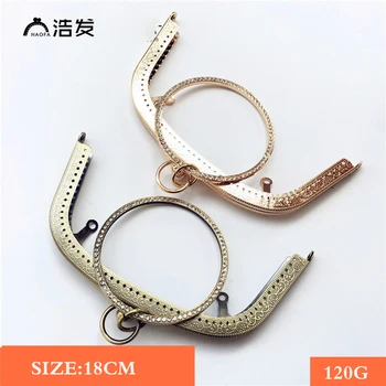 5pcs/lot 18 cm Antique Bronze golden Rhinestone bracelet ring Metal Purse Frame clasp handle for coin purse Making DIY bag
5pcs/lot 18 cm Antique Bronze golden Rhinestone bracelet ring Metal Purse Frame clasp handle for coin purse Making DIY bag