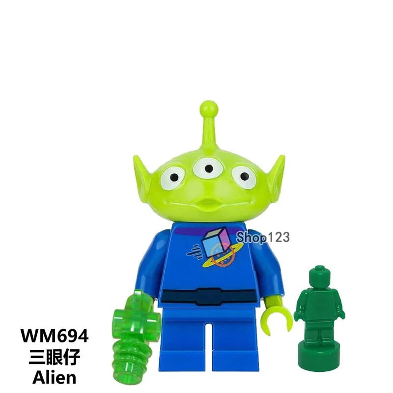 WM694 Alien Buzz Lightyear Forky Gaby Baby Toy Story 4 Gremlins Stitch Mario Action Building Blocks Toys for Children
WM694 Alien Buzz Lightyear Forky Gaby Baby Toy Story 4 Gremlins Stitch Mario Action Building Blocks Toys for Children