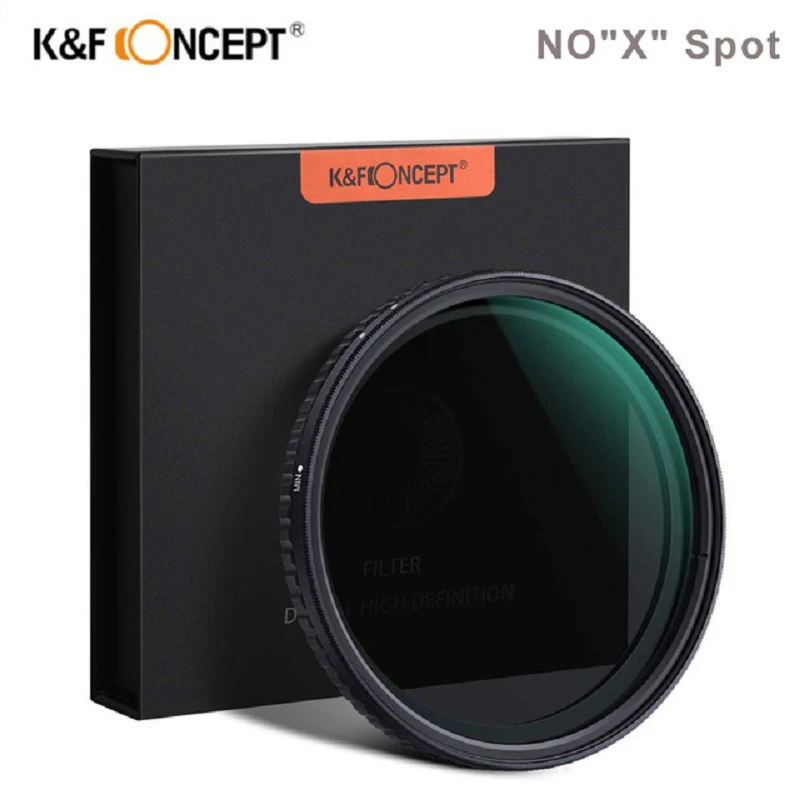 K & F Concept Fader nd фильтр с переменной нейтральной плотностью 52 мм 62 67 72 77 82 для