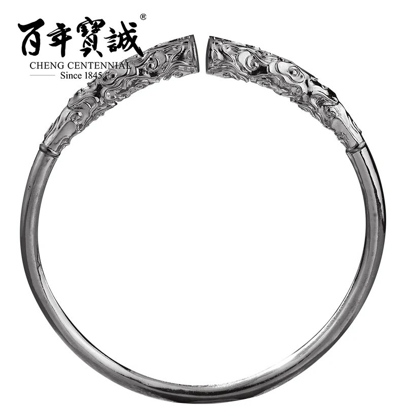 Cheng Centennial --Jewelry-Sterling silver-Golden cudgel-For female-Ringent bracelet
Cheng Centennial --Jewelry-Sterling silver-Golden cudgel-For female-Ringent bracelet