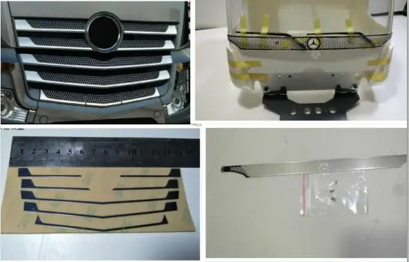 Intake Sticker/ Front Body Grille Net For tamiya 56348 3363 1851 56335 1/14 RC tractor 3363 1851 Benz actros
Intake Sticker/ Front Body Grille Net For tamiya 56348 3363 1851 56335 1/14 RC tractor 3363 1851 Benz actros