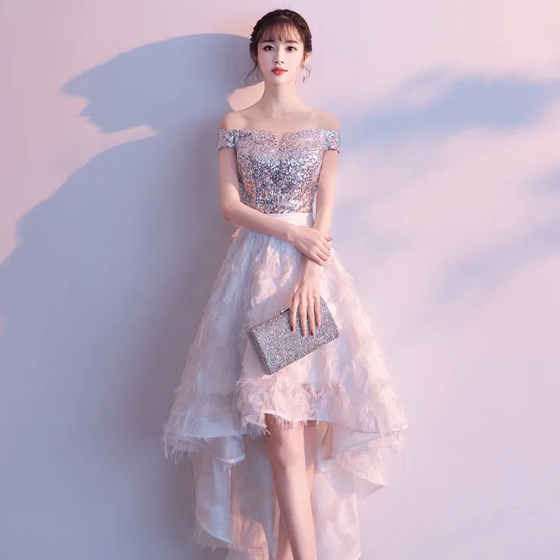 weiyin 2019 Evening Dresses Boat-neck Short Front Long Back Lace Lace A-line Women Party Special Occasion Prom Gown WY1100
weiyin 2019 Evening Dresses Boat-neck Short Front Long Back Lace Lace A-line Women Party Special Occasion Prom Gown WY1100