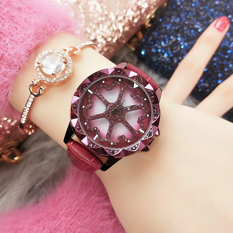 Fashion Women Rose Gold Flower Rhinestone Wrist Watches Luxury Casual Female Quartz Watch Relogio Feminino
Fashion Women Rose Gold Flower Rhinestone Wrist Watches Luxury Casual Female Quartz Watch Relogio Feminino