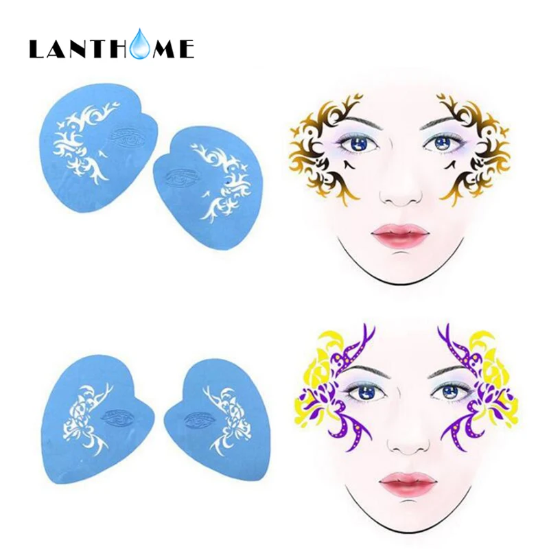 Soft Face Body Airbrush Paint Stencils Reusable Template Temporary Tattoo Painting Makeup Design for Christmas Halloween Makeup
Soft Face Body Airbrush Paint Stencils Reusable Template Temporary Tattoo Painting Makeup Design for Christmas Halloween Makeup