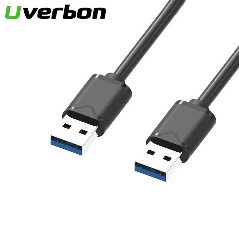 

Uverbon USB 3.0 Cable Fast Speed Type A male to male USB3.0 Extension Data Sync Extender Supper Cable for Radiator Hard Disk