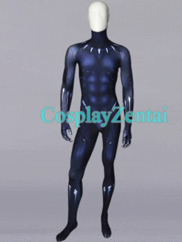 Newest 2018 Film Black Panther Cosplay Costume 3D Spandex Zentai Bodysuit for Halloween
Newest 2018 Film Black Panther Cosplay Costume 3D Spandex Zentai Bodysuit for Halloween
