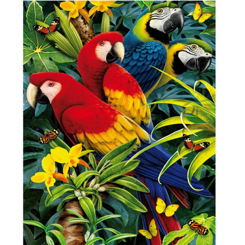 Full Square/Round Drill 5D DIY Diamond Painting parrot 3D Embroidery Cross Stitch Mosaic Home Decor ZH
Full Square/Round Drill 5D DIY Diamond Painting parrot 3D Embroidery Cross Stitch Mosaic Home Decor ZH