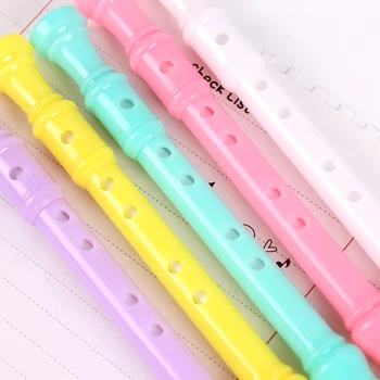 0.38mm Black Ink Creative Flute Plastic Gel Pen Cute Kawaii Candy Color Pens for Kids Korean Stationery Student
0.38mm Black Ink Creative Flute Plastic Gel Pen Cute Kawaii Candy Color Pens for Kids Korean Stationery Student