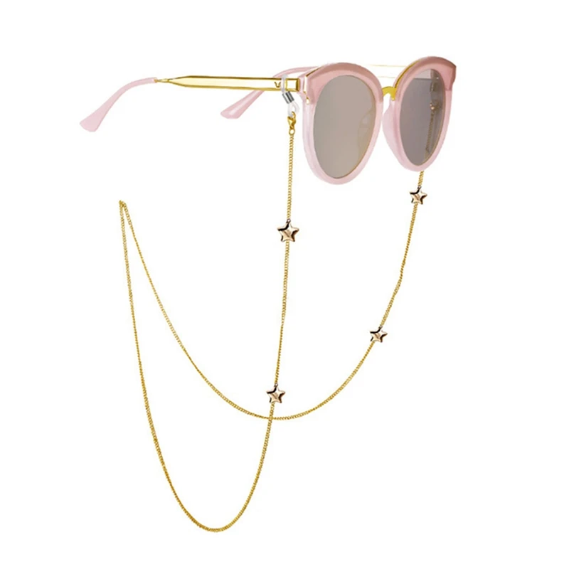 New Fashion Glasses Chain Women Pendant Eyeglass Chains Hollow Star Sunglasse Glasses Chain Eyewears Cord Holder Neck Strap Rope
New Fashion Glasses Chain Women Pendant Eyeglass Chains Hollow Star Sunglasse Glasses Chain Eyewears Cord Holder Neck Strap Rope