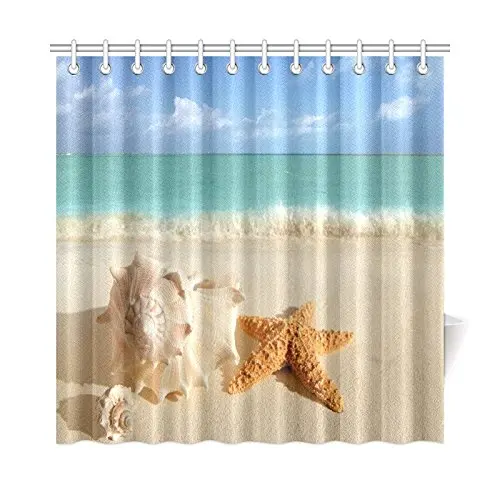 Aplysia Summer Travel Ocean Beach Seashell Conch Starfish On Tropical Sand Shower Curtains
Aplysia Summer Travel Ocean Beach Seashell Conch Starfish On Tropical Sand Shower Curtains