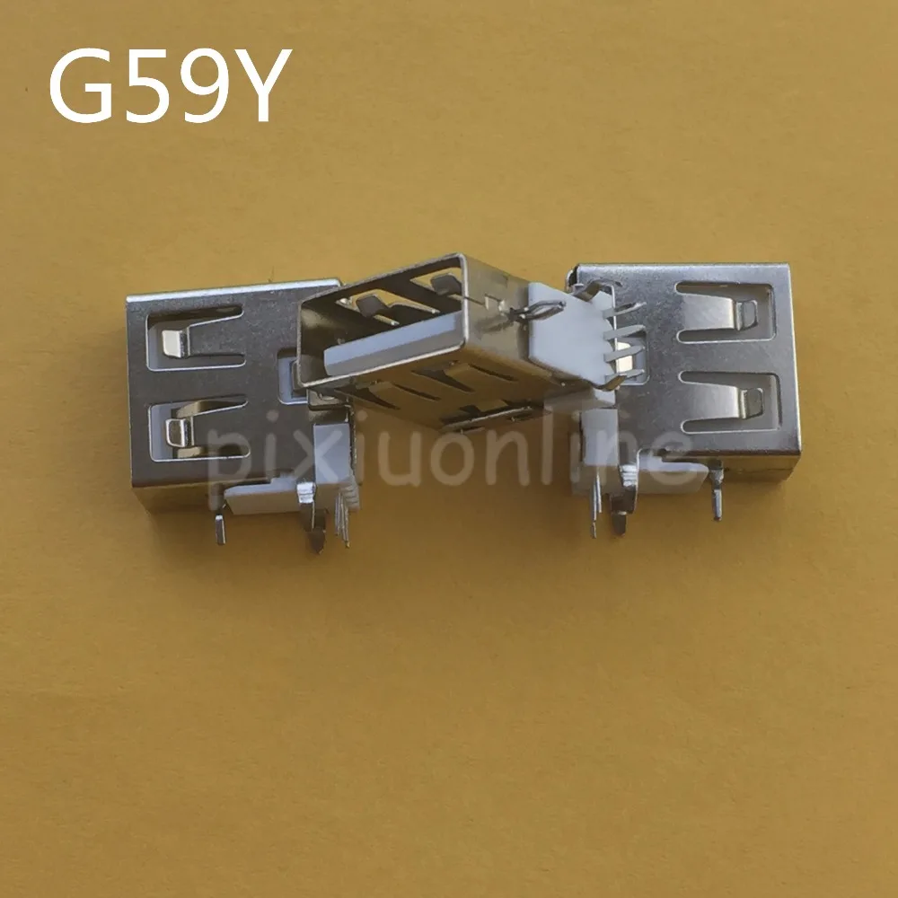 10pcs G59Y USB 2.0 4Pin A Type Female Socket Connector Side Pin Short Body for Data Transmission Charging Sale at a Loss 
10pcs G59Y USB 2.0 4Pin A Type Female Socket Connector Side Pin Short Body for Data Transmission Charging Sale at a Loss