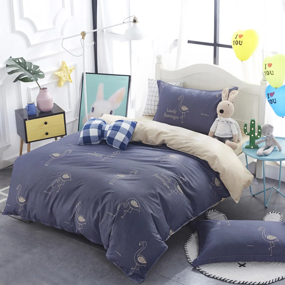 Papa&Mima children bedding set Lovely Flamingo print Cotton Twin size flat sheet pillowcase duvet cover sets Drop shipping
Papa&Mima children bedding set Lovely Flamingo print Cotton Twin size flat sheet pillowcase duvet cover sets Drop shipping