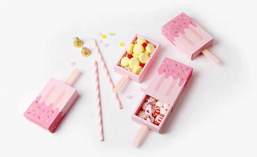 10Pcs Ice Cream Shape Gift Boxes Baby Shower Party Candy Box Cute Cartoon Drawer Gift Bag for Girl Boy Kids Party Favors Box
10Pcs Ice Cream Shape Gift Boxes Baby Shower Party Candy Box Cute Cartoon Drawer Gift Bag for Girl Boy Kids Party Favors Box