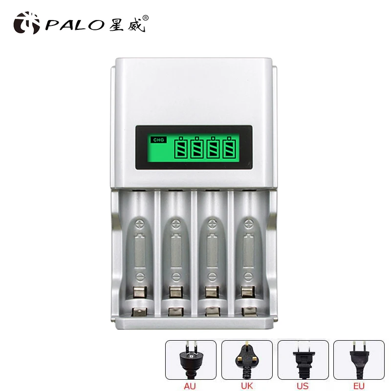 Original C903 NiCd NiMh LCD Smart Intelligent AAA AA Rechargeable Batteries 4 Slots Battery Charger EU US Adapter
Original C903 NiCd NiMh LCD Smart Intelligent AAA AA Rechargeable Batteries 4 Slots Battery Charger EU US Adapter