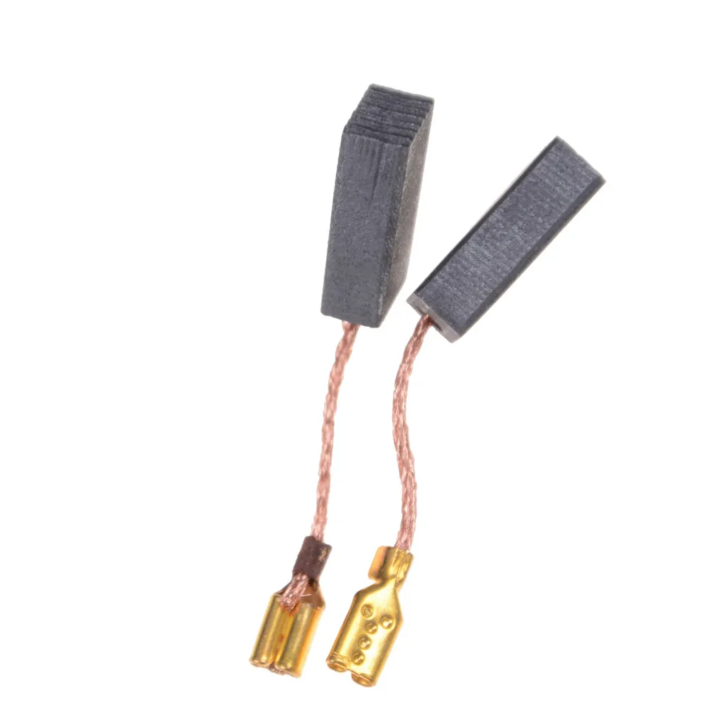 10Pcs/Lot Graphite Copper Motor Carbon Brushes Set Tight Copper Wire for Electric Hammer/Drill Angle Grindern 15*8*5mm
10Pcs/Lot Graphite Copper Motor Carbon Brushes Set Tight Copper Wire for Electric Hammer/Drill Angle Grindern 15*8*5mm