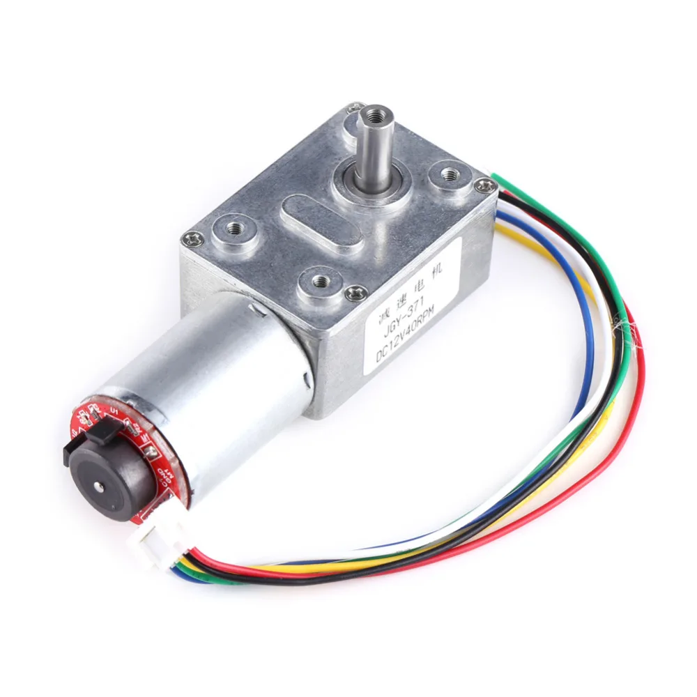 JGY371 DC12V Geared Motor High Torque Self-locking Geared Reduction Motor with Encoder Srong
JGY371 DC12V Geared Motor High Torque Self-locking Geared Reduction Motor with Encoder Srong