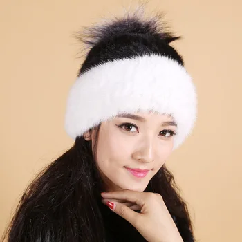 Hot sale real mink fur hat for women winter knitted mink fur beanies cap with fox fur pom poms brand new thick female cap
Hot sale real mink fur hat for women winter knitted mink fur beanies cap with fox fur pom poms brand new thick female cap