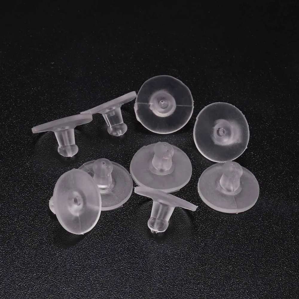 100pcs/lot Transparent Rubber Back Silicone Round Ear Plugging Blocked Earring Back Stoppers For Earrings Jewelry Accessories
100pcs/lot Transparent Rubber Back Silicone Round Ear Plugging Blocked Earring Back Stoppers For Earrings Jewelry Accessories