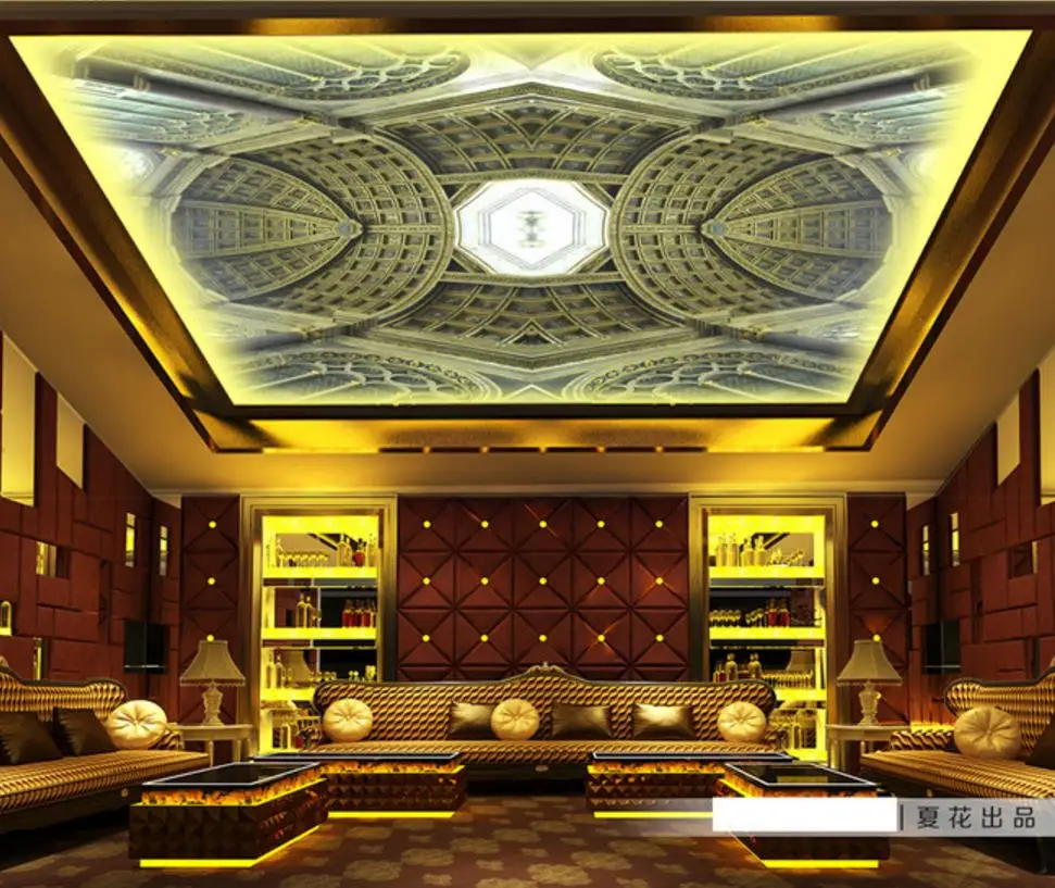 European style 3d Stereoscopic papel de parede Ceiling Murals Wallpaper Architecture Design 3d Ceiling Adornment picture
European style 3d Stereoscopic papel de parede Ceiling Murals Wallpaper Architecture Design 3d Ceiling Adornment picture
