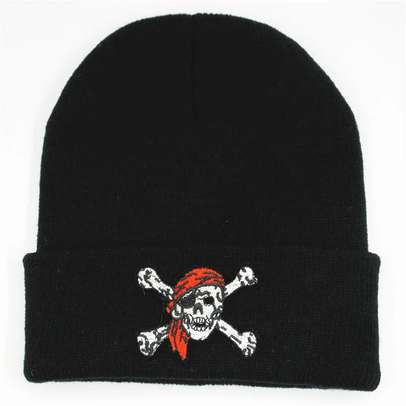 LDSLYJR Pirate Skull embroidery Cotton Thicken knitted hat winter warm hat Skullies cap beanie hat for men and women 141
LDSLYJR Pirate Skull embroidery Cotton Thicken knitted hat winter warm hat Skullies cap beanie hat for men and women 141