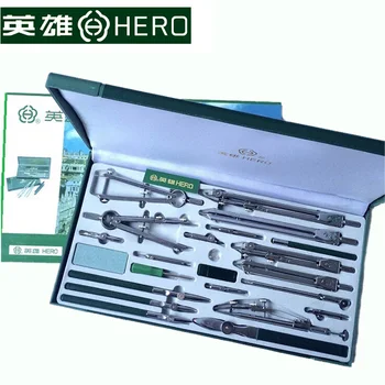 HERO H4023 23 Drawing Instruments Drafting Metal Compass Tool Suit for Mechanical Construction Engineering
HERO H4023 23 Drawing Instruments Drafting Metal Compass Tool Suit for Mechanical Construction Engineering