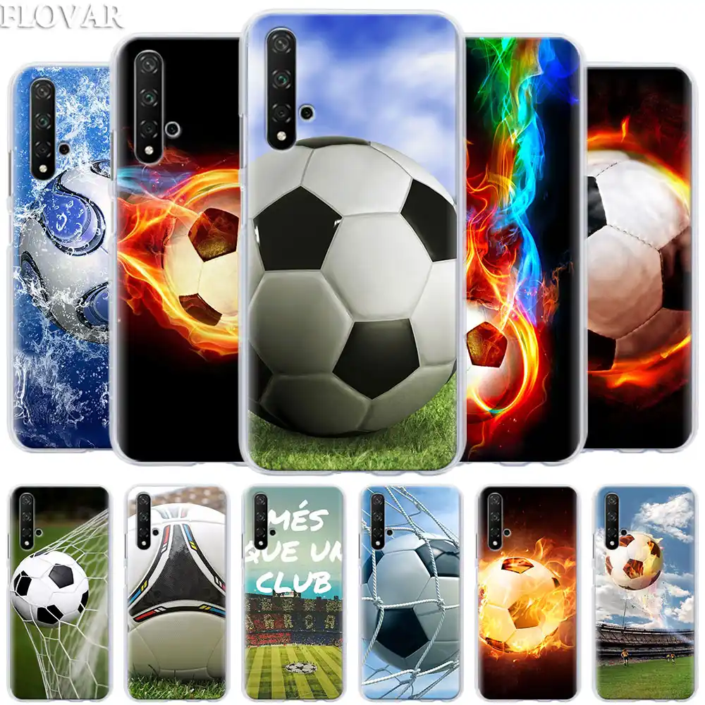 silicone tpu cover fire football soccer for huawei honor 10i 9x