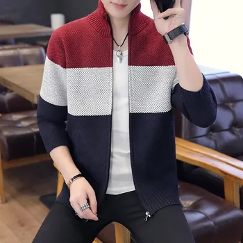 Varsanol Winter Sweater Men 2018 Long Sleeve Knitted Sweaters Cardigan Stitching Loose Autumn Tops Fashion Mens Coats New 3XL 
Varsanol Winter Sweater Men 2018 Long Sleeve Knitted Sweaters Cardigan Stitching Loose Autumn Tops Fashion Mens Coats New 3XL