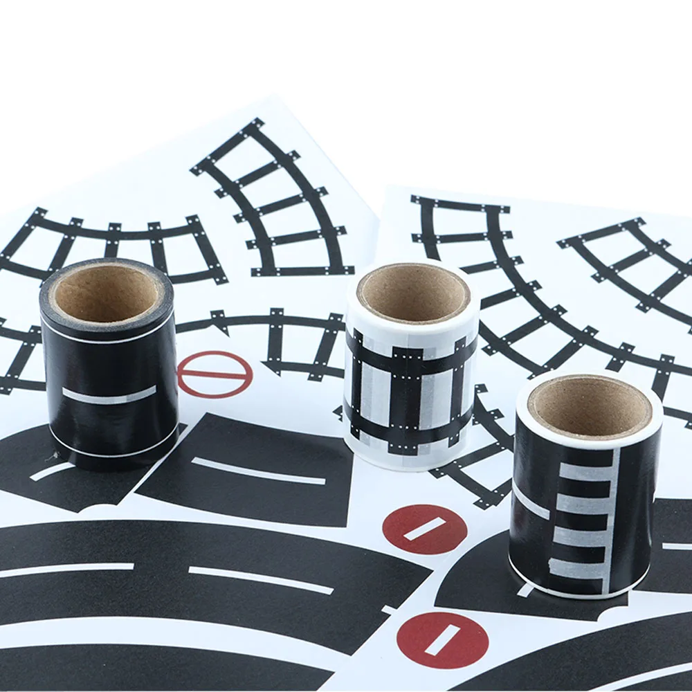 Railway Road Track Scene Tape Wide Creative Traffic Road Adhesive Masking Paper Tape DIY Design Sticker Kids Toy Car Play
Railway Road Track Scene Tape Wide Creative Traffic Road Adhesive Masking Paper Tape DIY Design Sticker Kids Toy Car Play