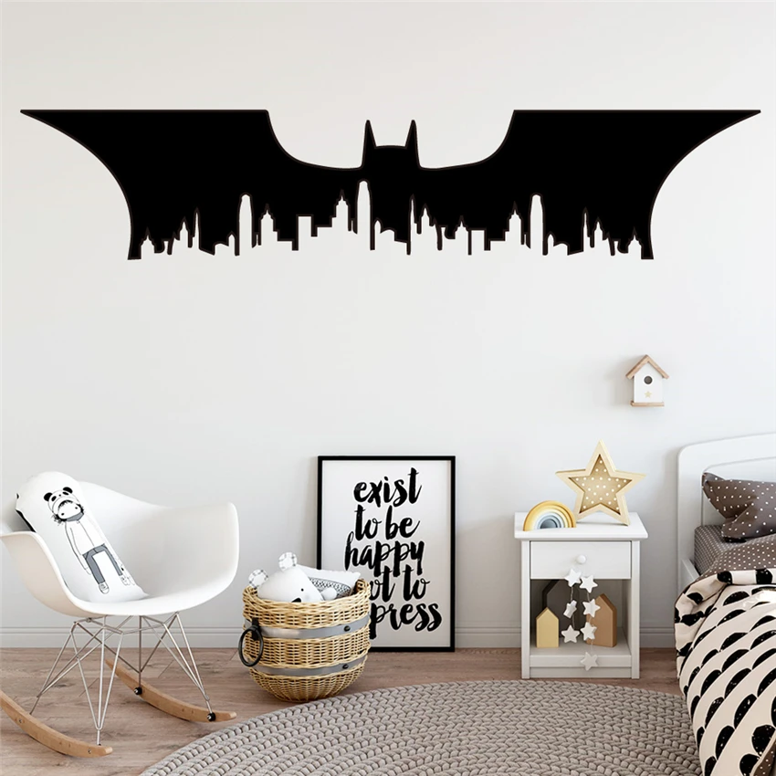 Simple Batman vinyl wall sticker baby children room decoration wall decal sticker Art Decor Removable Vinyl Wall Sticker MY644
Simple Batman vinyl wall sticker baby children room decoration wall decal sticker Art Decor Removable Vinyl Wall Sticker MY644
