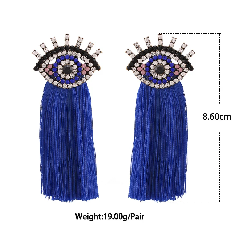 Earrings for women NEW HOT Women's fashion earrings New arrival brand crystal tassel beads flower EARRINGS for women gifts jewelry Size