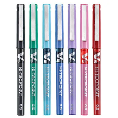 Pilot Hi-Tecpoint V5 BX-V5 0.5mm Extra Fine Rollerball Pen ink ball pen Japan Black/Blue/Green/Light Blue/Pink/Purple/Red Color
Pilot Hi-Tecpoint V5 BX-V5 0.5mm Extra Fine Rollerball Pen ink ball pen Japan Black/Blue/Green/Light Blue/Pink/Purple/Red Color