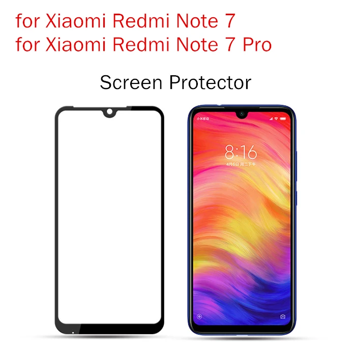 for Xiaomi Redmi Note 7 Pro Tempered Glass Screen Protector Black Protective Film Anti-Scratch for Xiaomi Redmi Note7
for Xiaomi Redmi Note 7 Pro Tempered Glass Screen Protector Black Protective Film Anti-Scratch for Xiaomi Redmi Note7