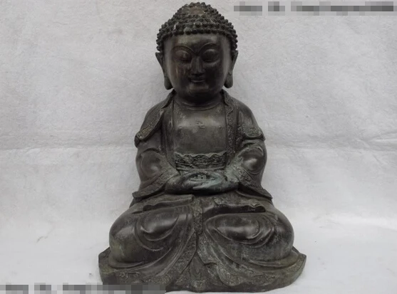 USPS to USA S0163 13 Tibet folk old Copper Bronze made Amitabha Tathagata Sakyamuni Buddha Statue (B0328)
USPS to USA S0163 13 Tibet folk old Copper Bronze made Amitabha Tathagata Sakyamuni Buddha Statue (B0328)