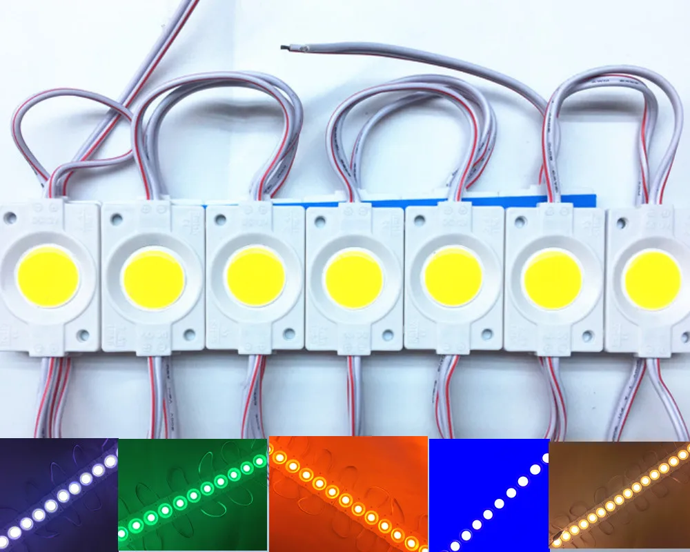 Led Modules Lighting Waterproof COB Injection Molding LED Module super bright White/Warm White /Red/Green 20pcs 12V
Led Modules Lighting Waterproof COB Injection Molding LED Module super bright White/Warm White /Red/Green 20pcs 12V