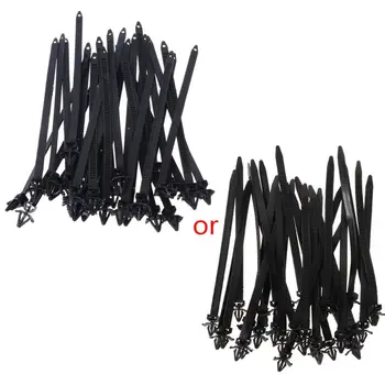 30 Pcs Black Nylon Car Cable Strap Push Mount Wire Tie Retainer Clip Clamp Fit in 7mm Hole
30 Pcs Black Nylon Car Cable Strap Push Mount Wire Tie Retainer Clip Clamp Fit in 7mm Hole