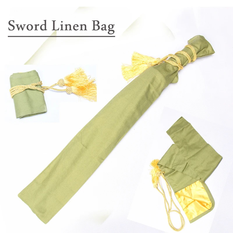 Japanese Samurai Sword Bag Deep Green Color Fabric Material For Katana / Wakizashi Brand New supply
Japanese Samurai Sword Bag Deep Green Color Fabric Material For Katana / Wakizashi Brand New supply