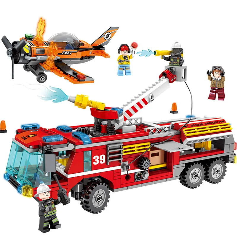 580Pcs Firefighting Truck Model Block DIY Compatible Building Bricks city Rescue Firefighters Educational Toys For kids
580Pcs Firefighting Truck Model Block DIY Compatible Building Bricks city Rescue Firefighters Educational Toys For kids