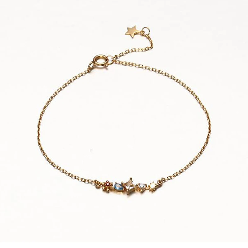 Elegant Colorful Cubic Zircon Women& 14K Gold Color 925 Silver Bracelets for Women Fashion Wedding Jewelry Gifts HLTN01
Elegant Colorful Cubic Zircon Women& 14K Gold Color 925 Silver Bracelets for Women Fashion Wedding Jewelry Gifts HLTN01