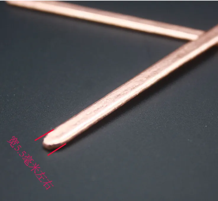 2PCS 220*5.5*2.0mm DIY ultrathin heat conduction pipe/radiator pipe width 5.5mm,thickness 2.0mm custom lengths Flat Copper Pipe
2PCS 220*5.5*2.0mm DIY ultrathin heat conduction pipe/radiator pipe width 5.5mm,thickness 2.0mm custom lengths Flat Copper Pipe