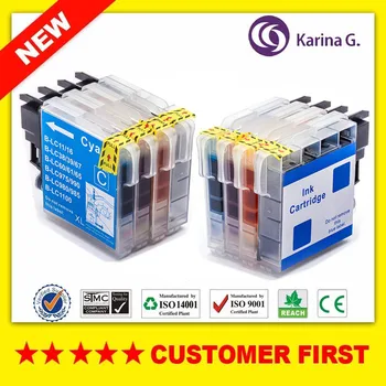 2sets for LC980 LC990 LC1100 LC11 LC16 LC38 LC39 LC60 LC61 LC65 LC67 LC975 LC985 in ink cartridges for Brother printer cartridge
2sets for LC980 LC990 LC1100 LC11 LC16 LC38 LC39 LC60 LC61 LC65 LC67 LC975 LC985 in ink cartridges for Brother printer cartridge
