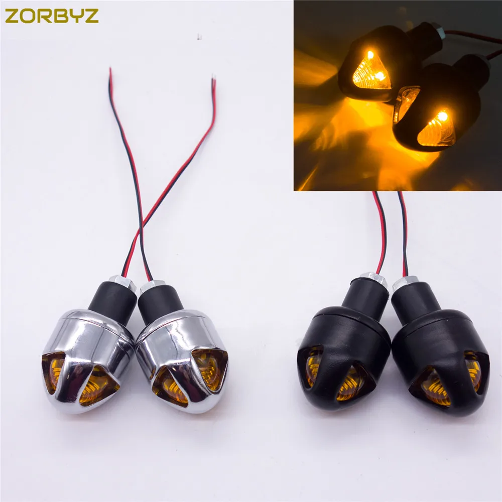 ZORBYZ Universal Motorcycle 22mm Handlebar Turn Signal Grip Bar End LED Plug Strobe Side Marker Light
ZORBYZ Universal Motorcycle 22mm Handlebar Turn Signal Grip Bar End LED Plug Strobe Side Marker Light