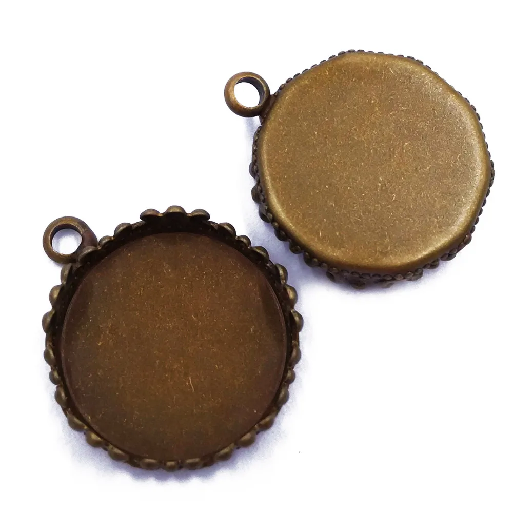Wholesale Lot 1000Piece Antique Bronze Round Blank Pendant Trays Blank Bezel Cabochon Base Setting PT06
Wholesale Lot 1000Piece Antique Bronze Round Blank Pendant Trays Blank Bezel Cabochon Base Setting PT06