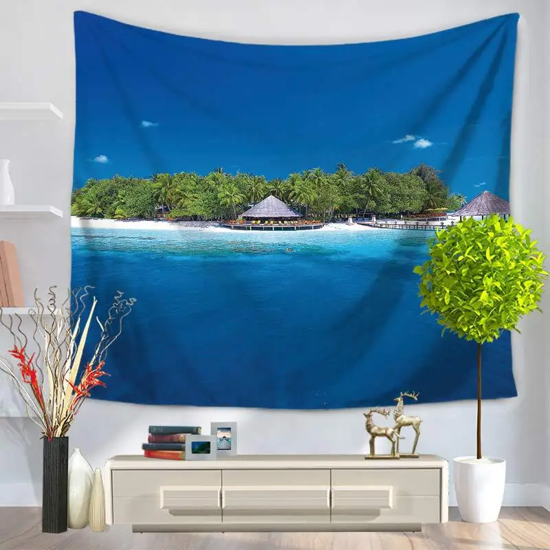 Home Decorative Wall Hanging Carpet Tapestry 130x150cm Rectangle Bedspread The island Scenic Pattern GT1069
Home Decorative Wall Hanging Carpet Tapestry 130x150cm Rectangle Bedspread The island Scenic Pattern GT1069