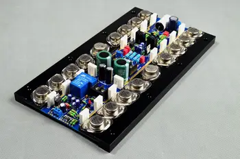 T900 Mono 800W ON MJ15024 / MJ15025 power tube + J50 / K135 push Gold seal 18 tube Class A Field effect HIFI amplifier board
T900 Mono 800W ON MJ15024 / MJ15025 power tube + J50 / K135 push Gold seal 18 tube Class A Field effect HIFI amplifier board