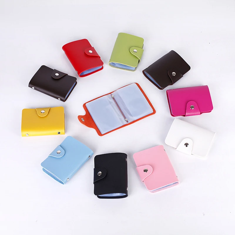 1pc Card Holder Bag Random Color Credit Card Holder 24 Bits Card Case Business Card Organizer Portable Men Women Wallets Fashion
1pc Card Holder Bag Random Color Credit Card Holder 24 Bits Card Case Business Card Organizer Portable Men Women Wallets Fashion